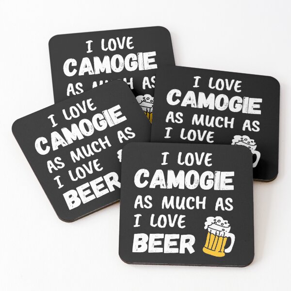 Item preview, I love camogie as much as I love beer designed and sold by TheGreenGoat.