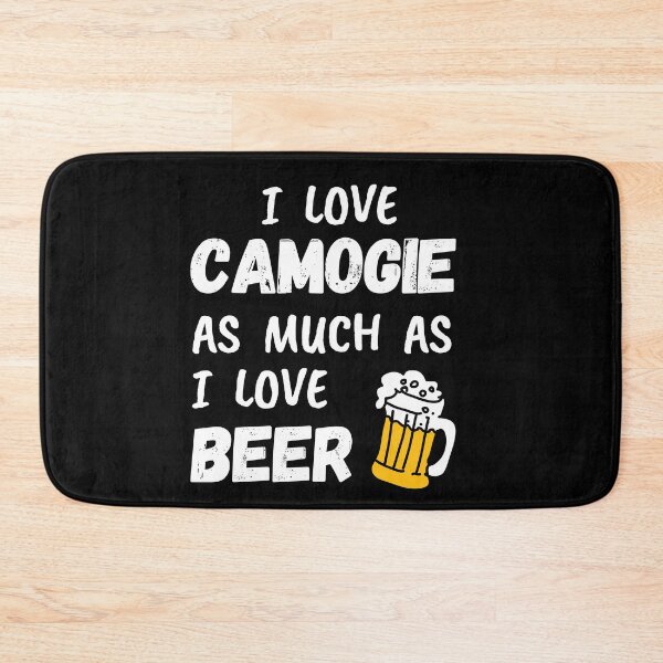 Item preview, I love camogie as much as I love beer designed and sold by TheGreenGoat.