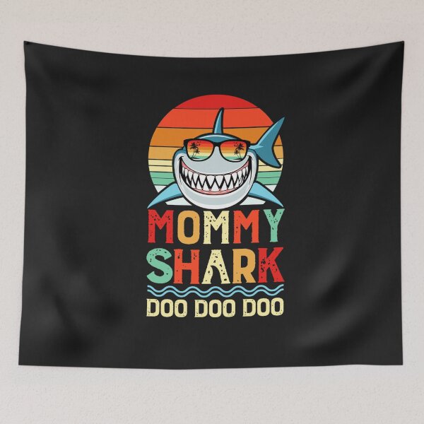 Item preview, Mommy Mom Mother Shark  T-Shirt designed and sold by Lylyluta2017.