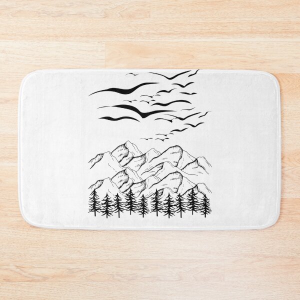 Item preview, Trees near the Mountains Black designed and sold by kyds.
