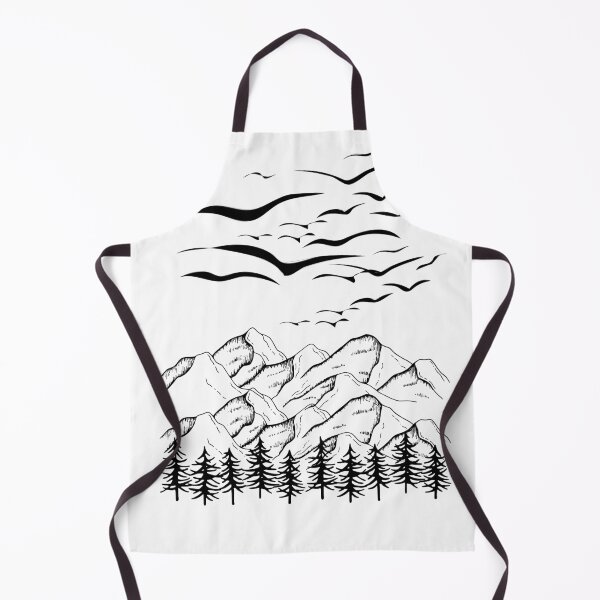 Item preview, Trees near the Mountains Black designed and sold by kyds.