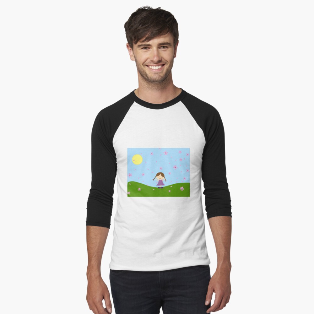 Item preview, Baseball ¾ Sleeve T-Shirt designed and sold by tannie.