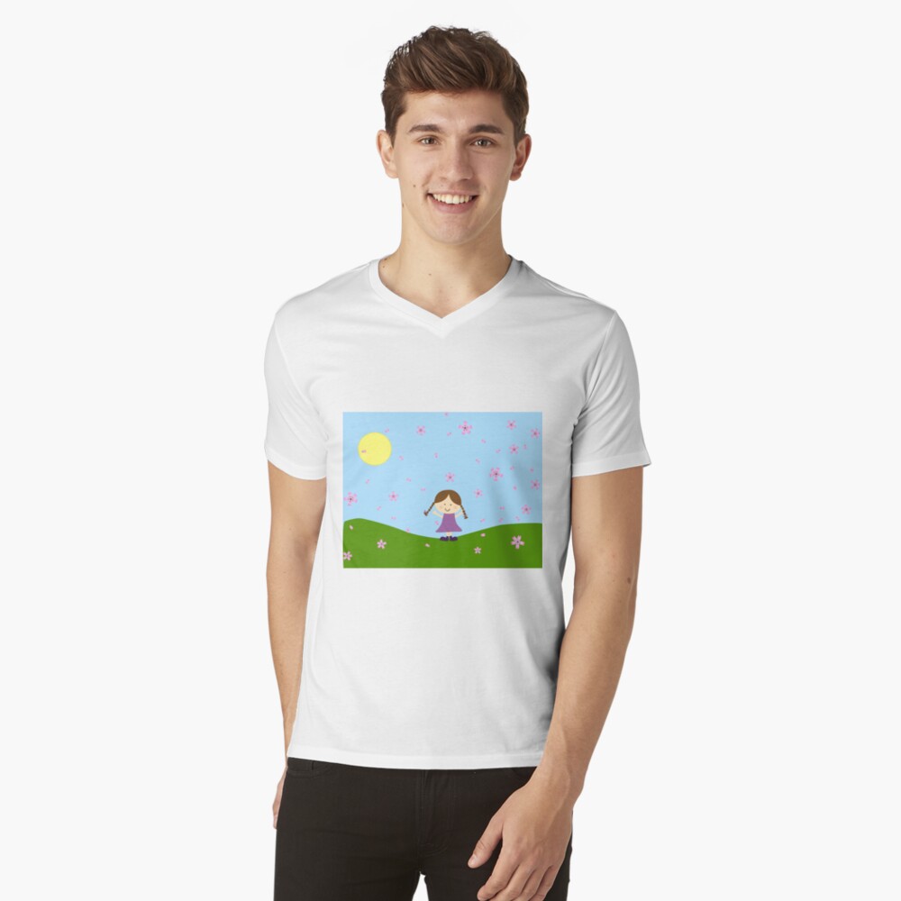 Item preview, V-Neck T-Shirt designed and sold by tannie.
