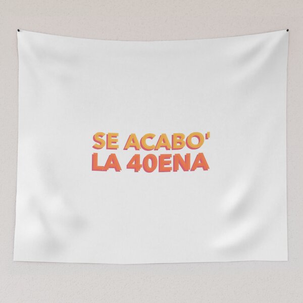 Item preview, SE ACABO LA 40ENA designed and sold by BailemosBachata.