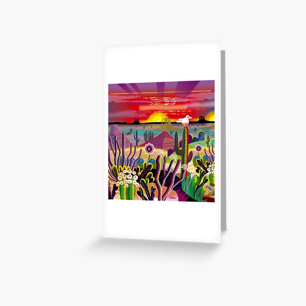 Sunrise in the Garden of Eden Greeting Card