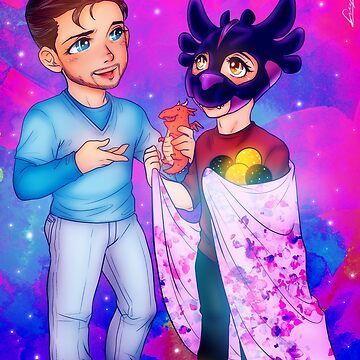 Artwork thumbnail, Embracing the Storm with background by CarlyMarie1