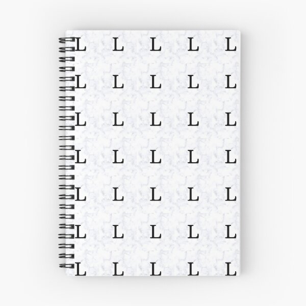 Item preview, Letter L Initial White and Gray Marble Background designed and sold by Shir-designs.