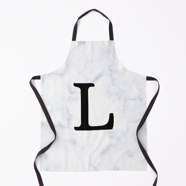 Item preview, Letter L Initial White and Gray Marble Background designed and sold by Shir-designs.