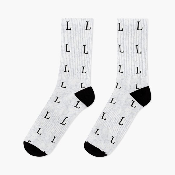 Item preview, Letter L Initial White and Gray Marble Background designed and sold by Shir-designs.