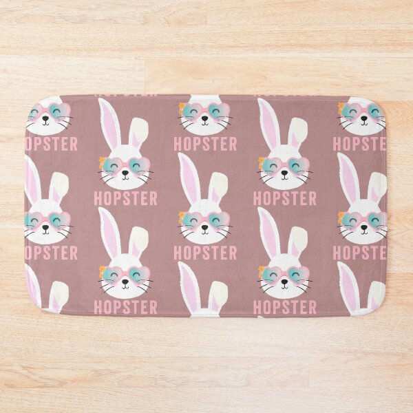 Item preview, Happy Hippie Easter Bunny with Glasses Rabbit Lover Gift Lockdown Easter 2021 designed and sold by hyggekrog.