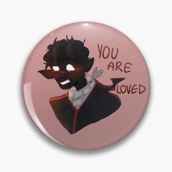 Item preview, Badboyhalo [YOU ARE LOVED] Comfort Sticker  designed and sold by cowboyaussie.
