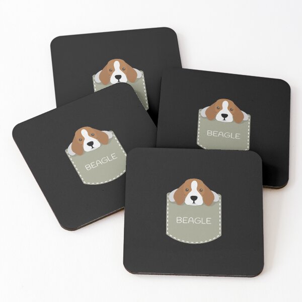 Item preview, Beagle in the pocket, Cute Beagle cartoon designed and sold by Minimalist Quotes and Sayings.