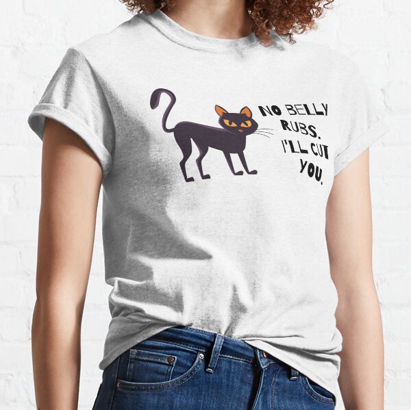 cat belly shirt