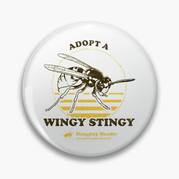Item preview, Adopt A Mighty Wingy Stingy - Naughty Needle Preservation Society designed and sold by Yipptee Shirts.
