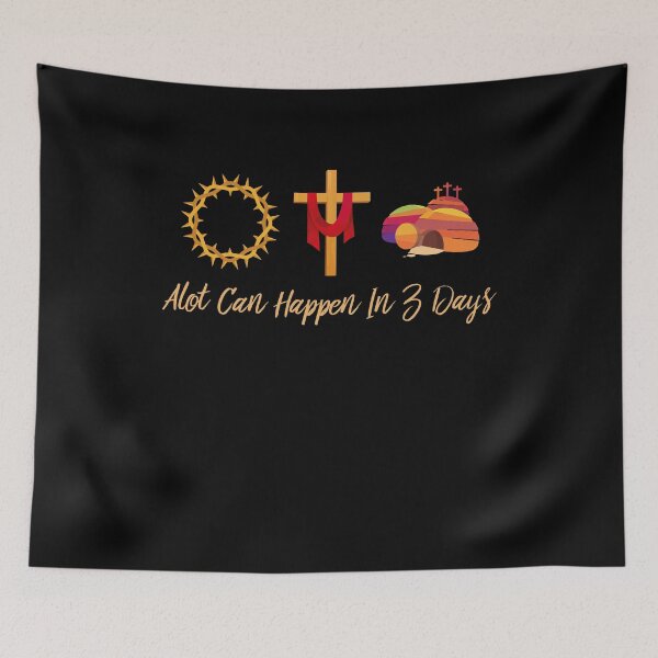 Item preview, Alot Can Happen In 3 Days Cute Easter Day designed and sold by Dressed For  Duty.