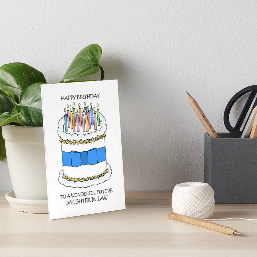 Tarjetas de felicitación for Sale con la obra «Feliz cumpleaños a la futura  nuera» de KateTaylor | Redbubble