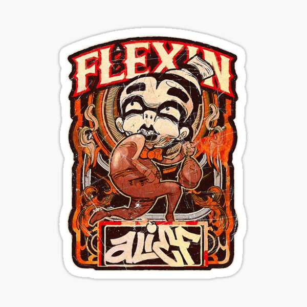 Flexin Alief Design Sticker
