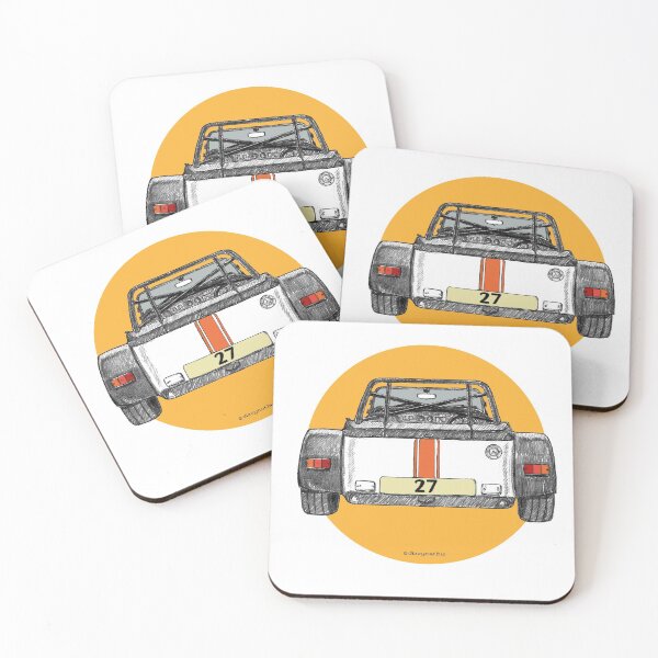 Item preview, Caterham car racing - rear view on circle designed and sold by dizzycatbiz.