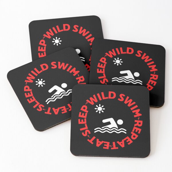 Artikelvorschau, Halten Sie es wild und essen Sie Schlaf Wild Swim Repeat entworfen und verkauft von HappyPeeps.