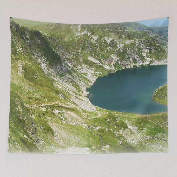 Item preview, Beautiful Bulgarian Lake Panoramic Photo designed and sold by LuckyKermit.
