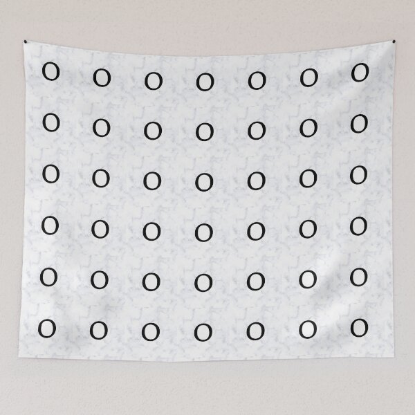 Item preview, Letter O Initial White and Gray Marble Background designed and sold by Shir-designs.