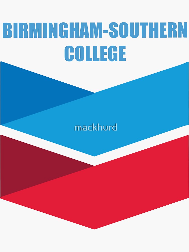 quot Birmingham southern college quot Sticker for Sale by mackhurd Redbubble