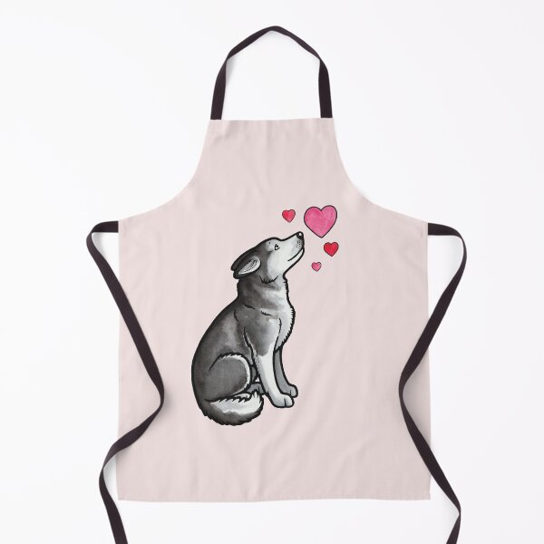 Item preview, Siberian Husky love designed and sold by animalartbyjess.