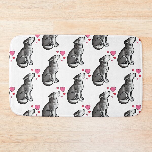 Item preview, Siberian Husky love designed and sold by animalartbyjess.
