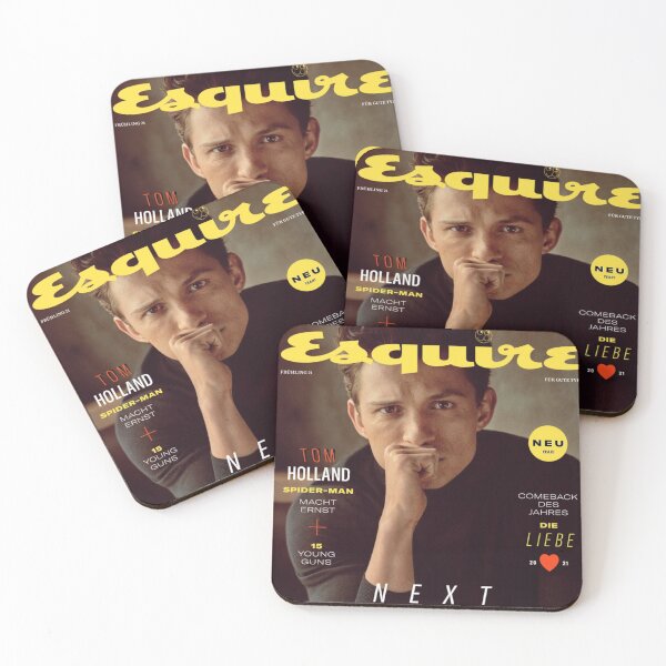 Item preview, Tom Holland Esquire Germany Cover designed and sold by yougotpainted.