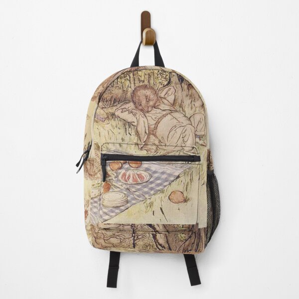 Item preview, Ratty and Mole on a picnic Wind in the Willows illustration - Arthur Rackham designed and sold by Vintage Designs +.