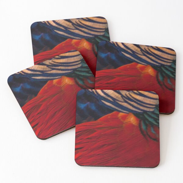 Item preview, Magnificent Red Golden Chinese Pheasant 2 - feathers, plumage, close up.  designed and sold by JellyBeenzz.