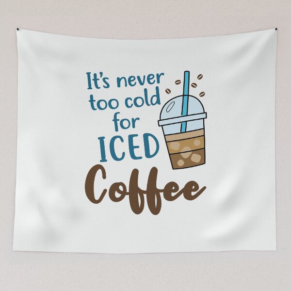 Artikelvorschau, Es ist nie zu kalt für Eiskaffee Niedlicher Cold Brew Lover entworfen und verkauft von jaygo.