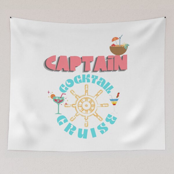 Item preview, Boat Captain Cocktail Cruise In White designed and sold by concettaellis.