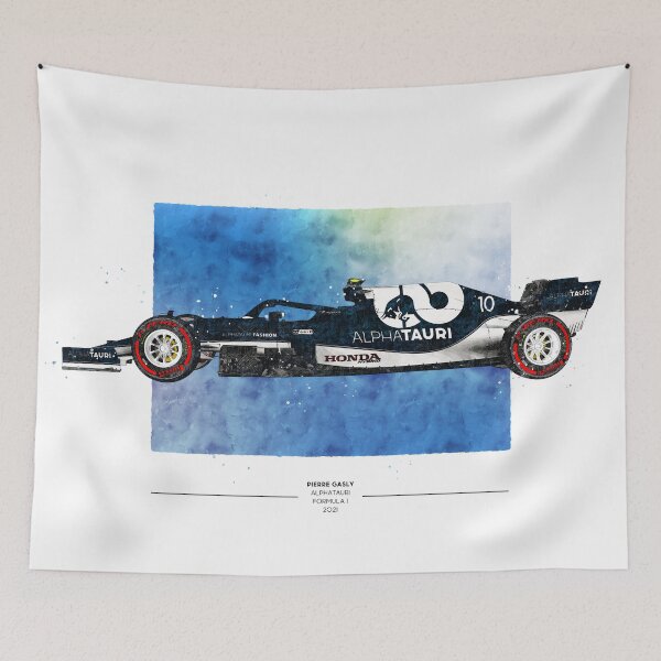 Item preview, Pierre Gasly F1 2021 AlphaTauri Car Art designed and sold by d25bev.