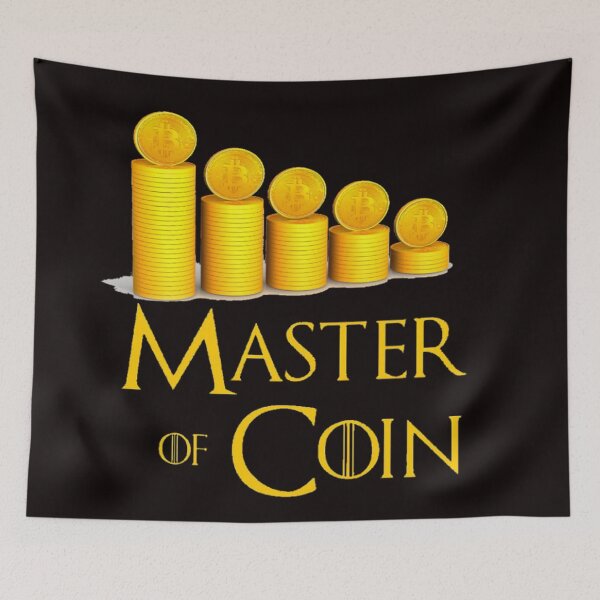 Item preview, Master of Coin Bitcoin Funny designed and sold by WearWolfDesigns.