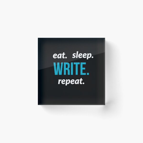 Item preview, Eat Sleep Write Repeat Gift For Journalist designed and sold by AwesomeWorld1.