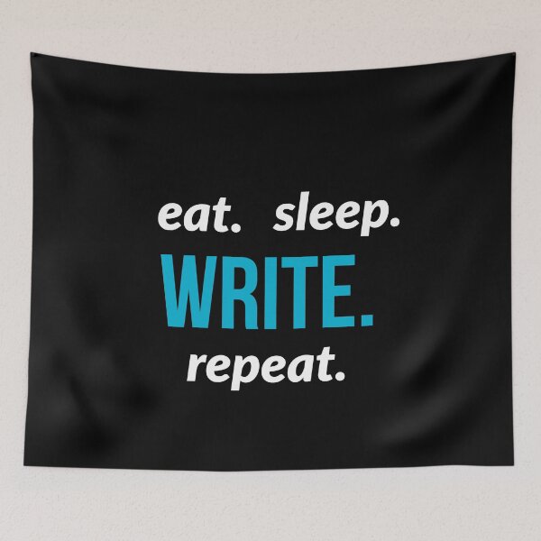 Item preview, Eat Sleep Write Repeat Gift For Journalist designed and sold by AwesomeWorld1.