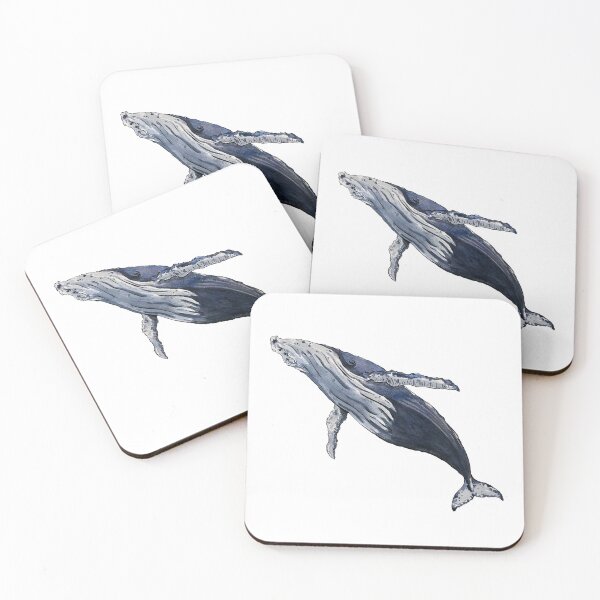 Item preview, Humpback Whale Watercolor designed and sold by KalilArt.