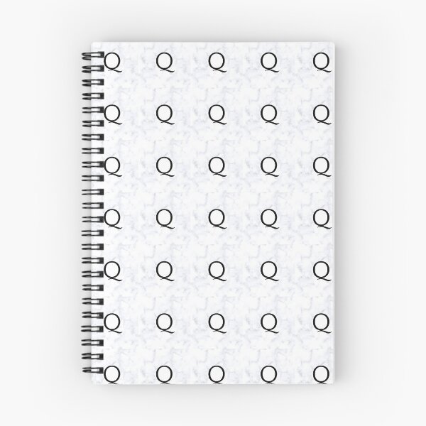 Item preview, Letter Q Initial White and Gray Marble Background designed and sold by Shir-designs.