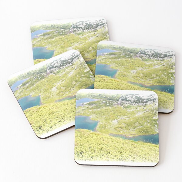 Item preview, Panoramic View Of Three Mountain Lakes designed and sold by LuckyKermit.