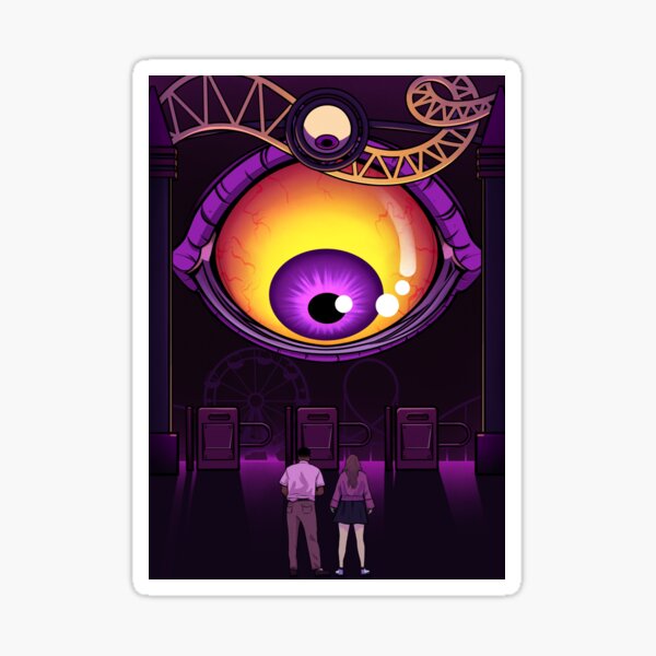 Vista previa del artículo con la obra «Bill y Alice vs Blinky», diseñado y vendido por craploadofcraft.