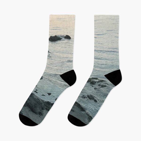 Item preview, Blue grey rocky beach designed and sold by AdaM-219.