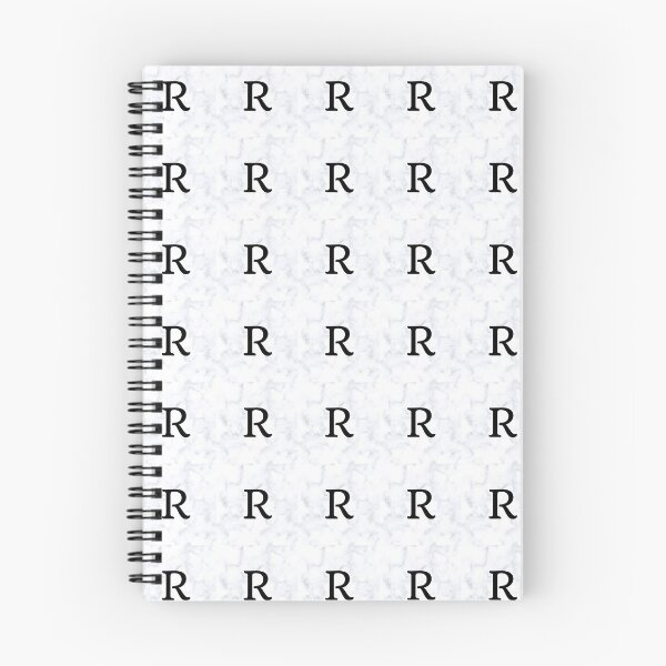 Item preview, Letter R Initial White and Gray Marble Background designed and sold by Shir-designs.