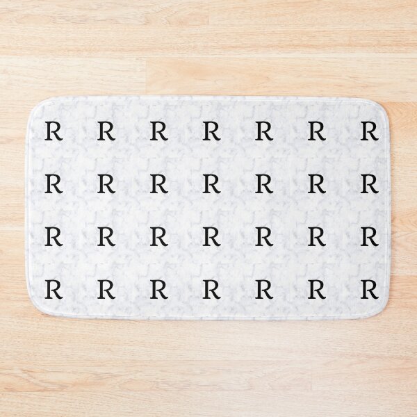 Item preview, Letter R Initial White and Gray Marble Background designed and sold by Shir-designs.