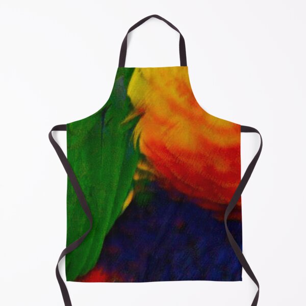 Item preview, Rainbow lorikeet parrot - feathers, plumage, close up. Bright green, red, yellow, orange, blue. designed and sold by JellyBeenzz.