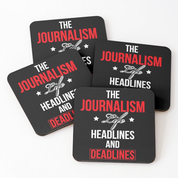 Item preview, The Journalism Life Headlines and Deadlines designed and sold by AwesomeWorld1.
