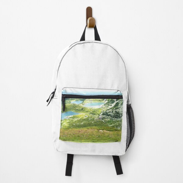 Item preview, Bright Colorful View Of Three Mountain Lakes designed and sold by LuckyKermit.