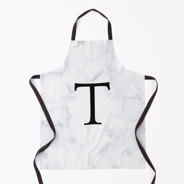 Item preview, Letter T Initial White and Gray Marble Background designed and sold by Shir-designs.