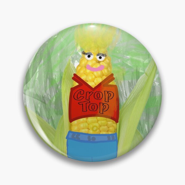 Item preview, Crop Top Corn Cob designed and sold by ArtByMell.