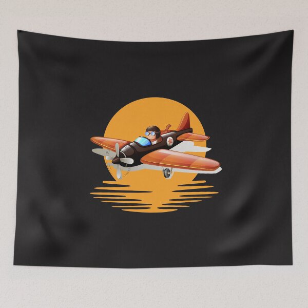 Item preview, Vinage Sunset Warplane designed and sold by laiwole.